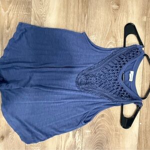 Eyeshadow Blue Knit Top